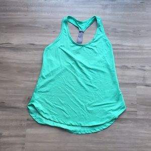 Mint green racer back athletic tank size S